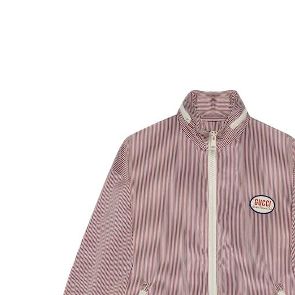 Gucci Striped Fabric Zip Jacket 'Red' 742834-ZAN70-9376