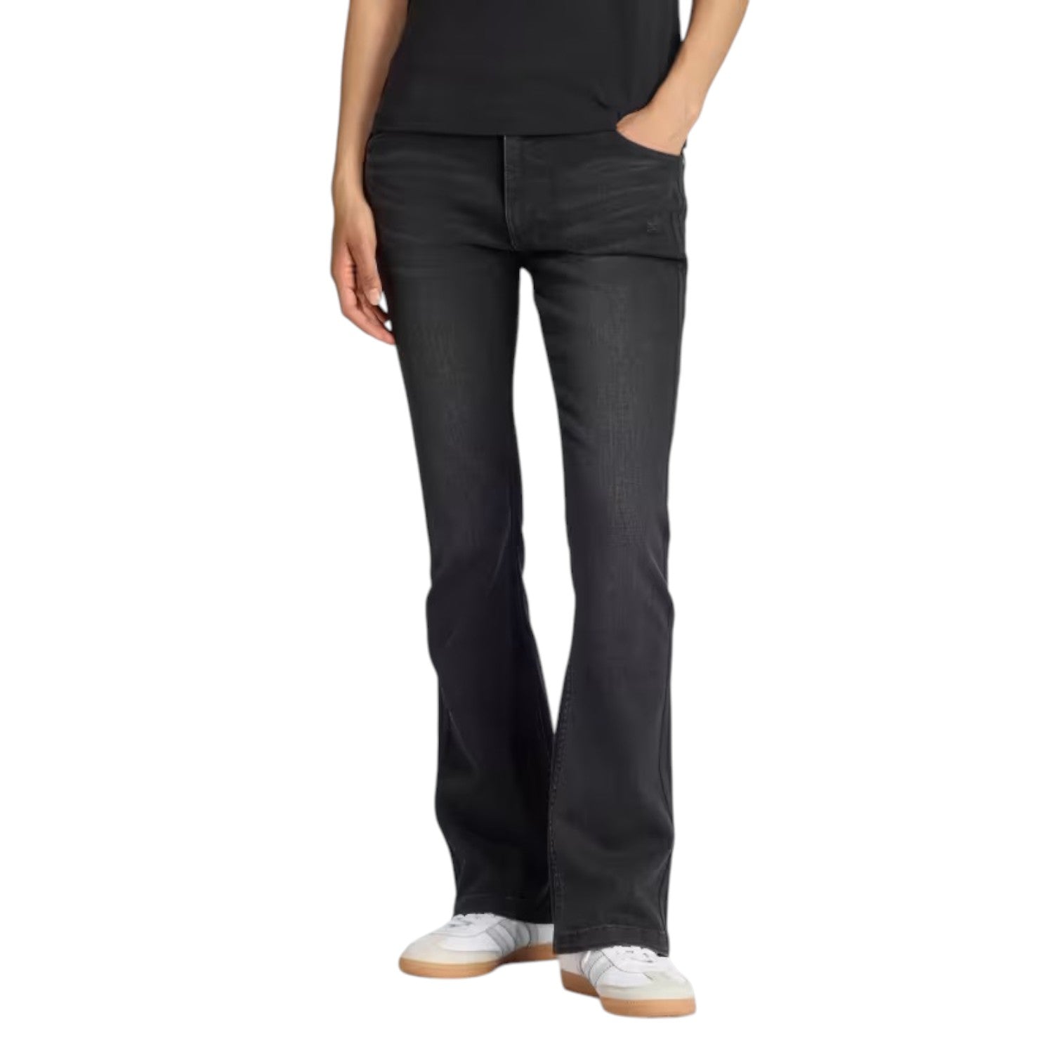 (WMNS) adidas Adirenium Season 4 Team Geist Slim LR Denim Pants 'Black' KE9802