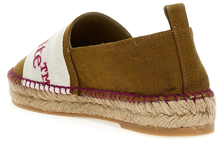 (WMNS) Off-White Bookish Slip-On Espadrilles 'Brown White' OWIB014S23FAB0015632