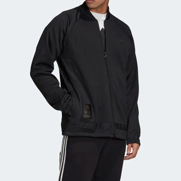 adidas originals Men's Warmup Track Jacket For Men Black GK0662