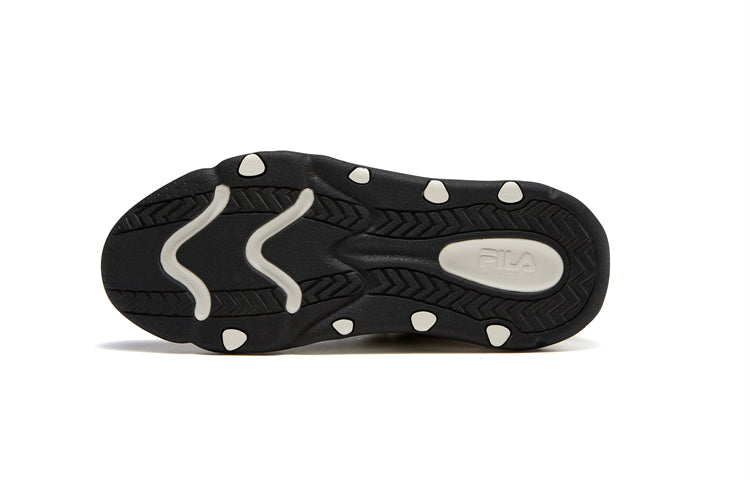 (WMNS) FILA FUSION VERTICAL x MitchellNess Shoes 'Black White' T12W343207FBS