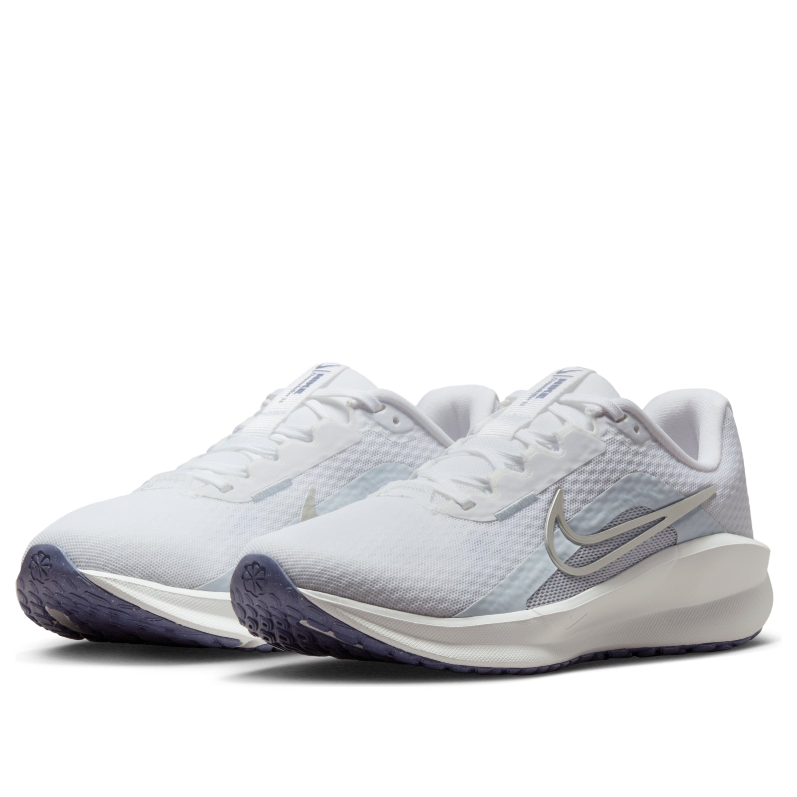 (WMNS) Nike Downshifter 13 'White Football Grey Indigo' FD6476-110