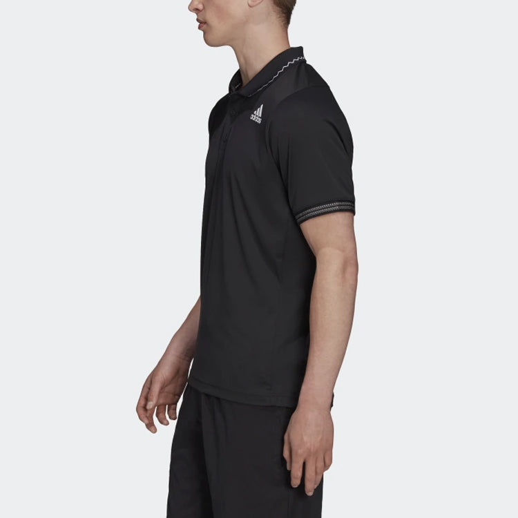 adidas Tennis Freelift Primeblue Polo Shirt 'Black' H50264