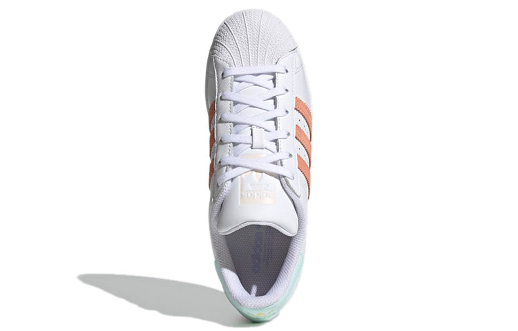 (WMNS) adidas Originals Superstar 'White Pink Blue' H03907