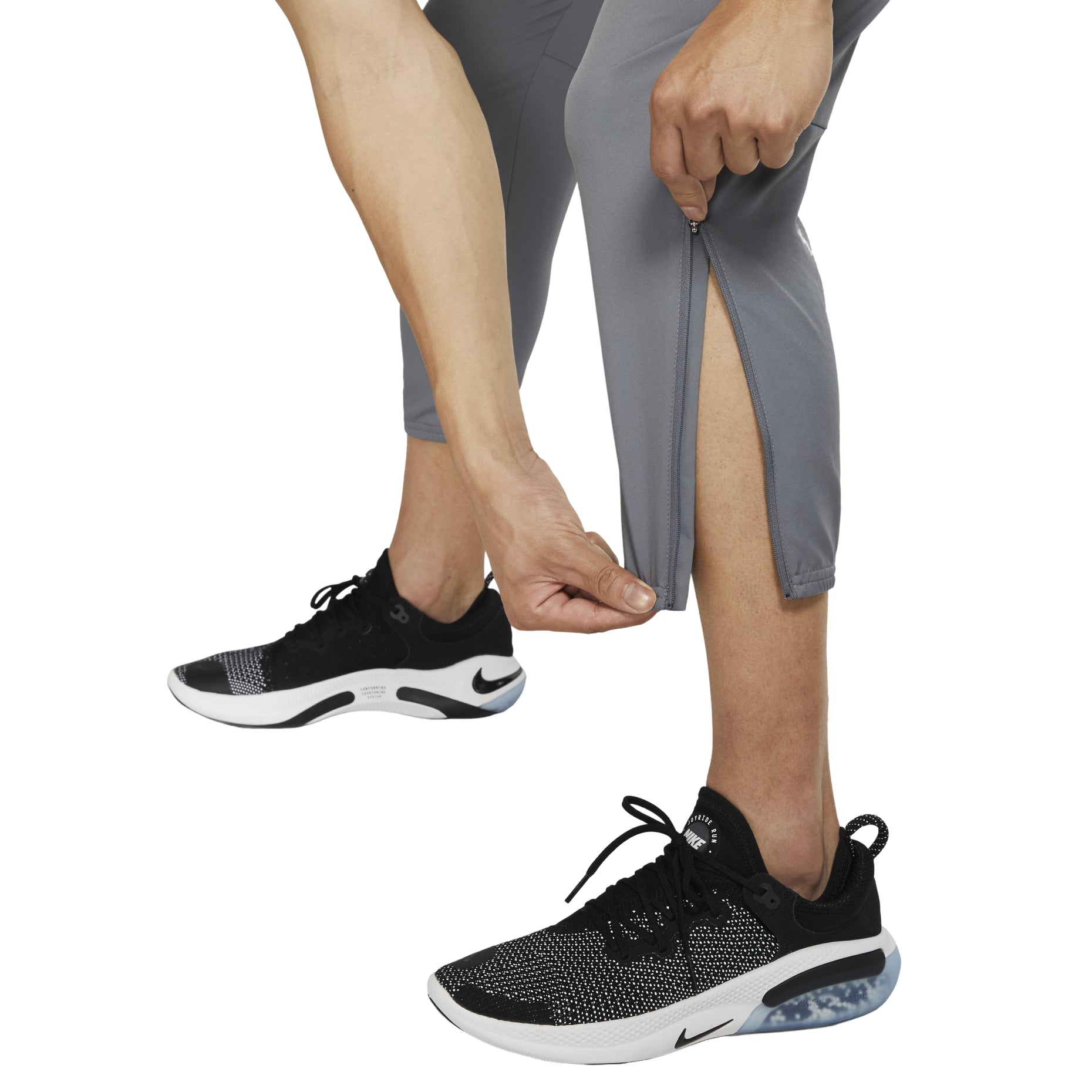 Nike Dri-FIT Challenger logo Sports Woven Running Long Pants Gray DD4895-084