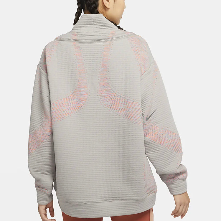 (WMNS) Nike City Ready Training Pullover Tops Gray CU5125-016