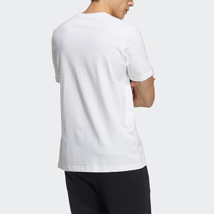 adidas neo x Crossover M Cny Ww Tee Casual Sports Round Neck Short Sleeve White GP5746