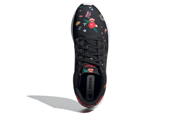(WMNS) adidas neo Qt Racer 'Black Red Blue' EH3439