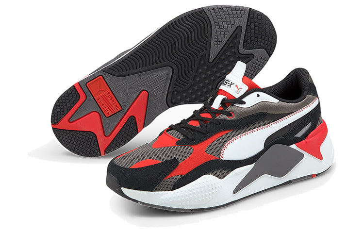 PUMA Rs-x3 Twill Air Mesh 'Black White Red' 368845-02