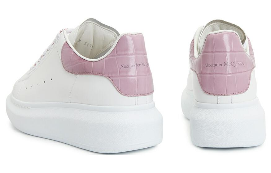 (WMNS) Alexander McQueen Oversized Sneakers 'White Pink 718233WICG68887