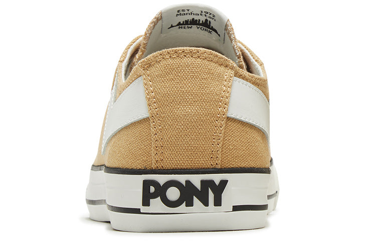 PONY Low-Casual Canvas Shoes Khaki 02M1SH01KK