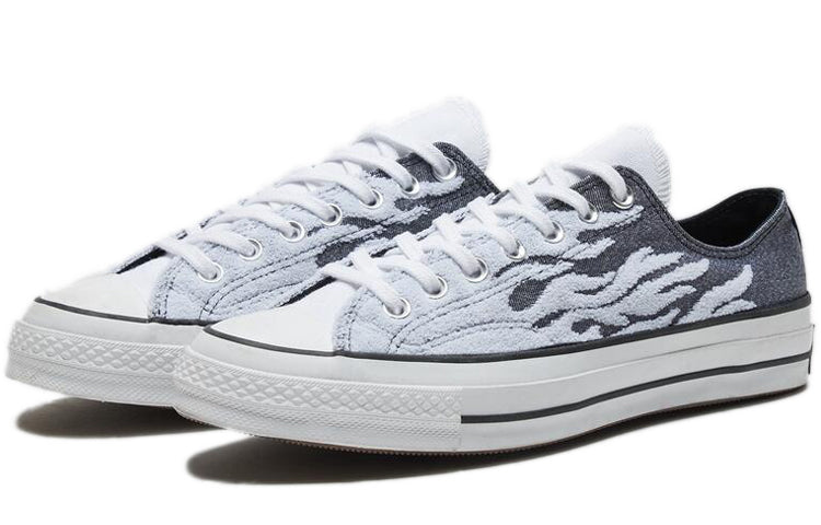 Converse Archive Flames Chuck 1970s Low Top 'Black Grey' 166713C