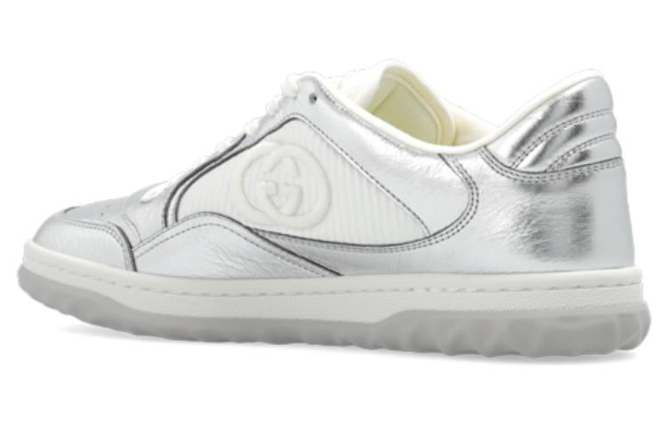 (WMNS) Gucci Mac80 Embroidered Sneakers 'White Silver' 750834-AACA9-8141