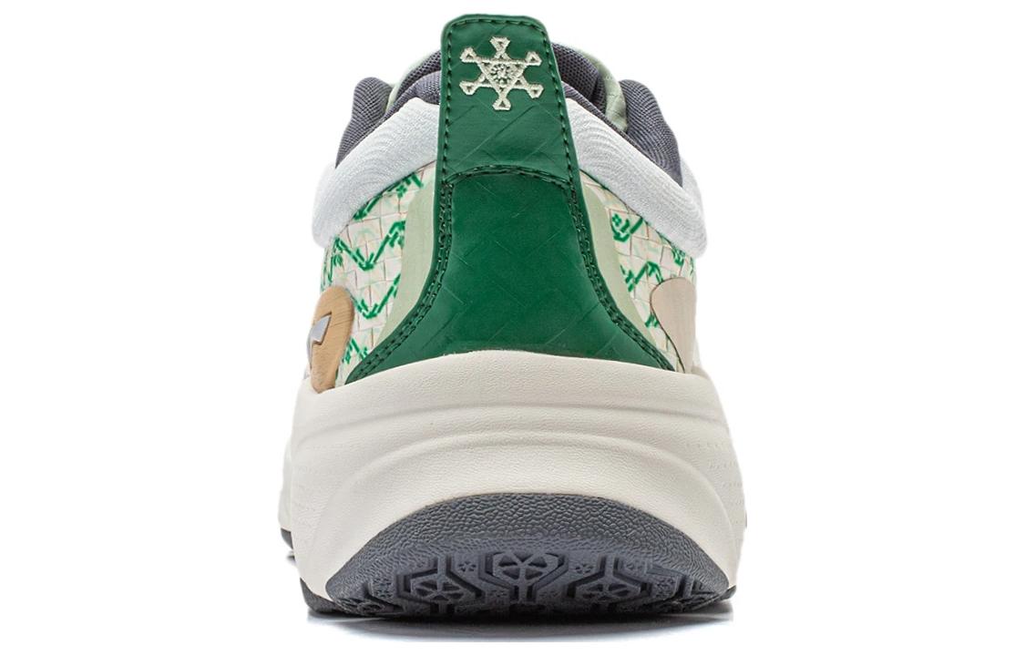 Li-Ning Soft 'White Green Tan' AGLT051-5