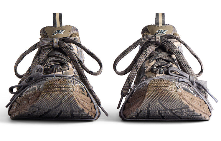 Balenciaga 3XL Sneaker Worn Out Sneakers 'Brown Mesh and Polyurethane' 734734W3XL72200