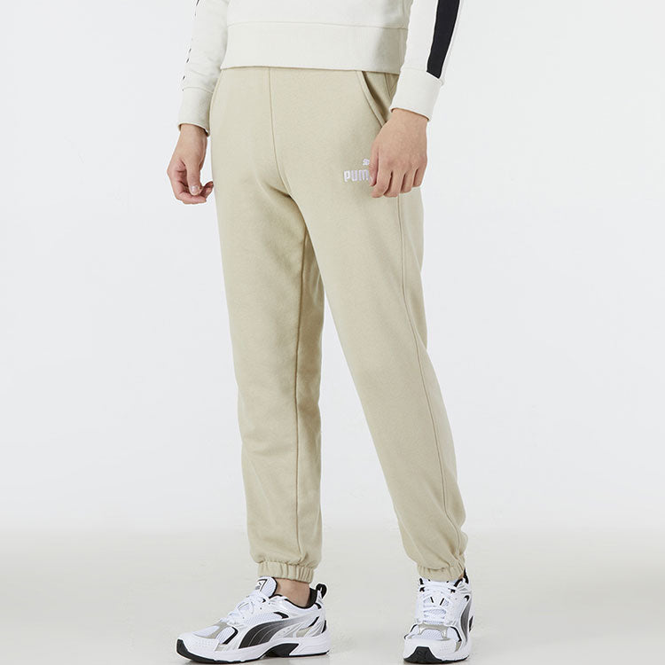 PUMA ESS+ Relaxed Sweatpants 'Beige' 849606-64