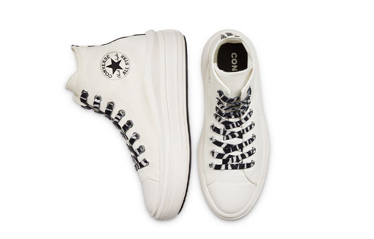 (WMNS) Converse Chuck Taylor All Star Move High 'Archive Print Egret' 570974C