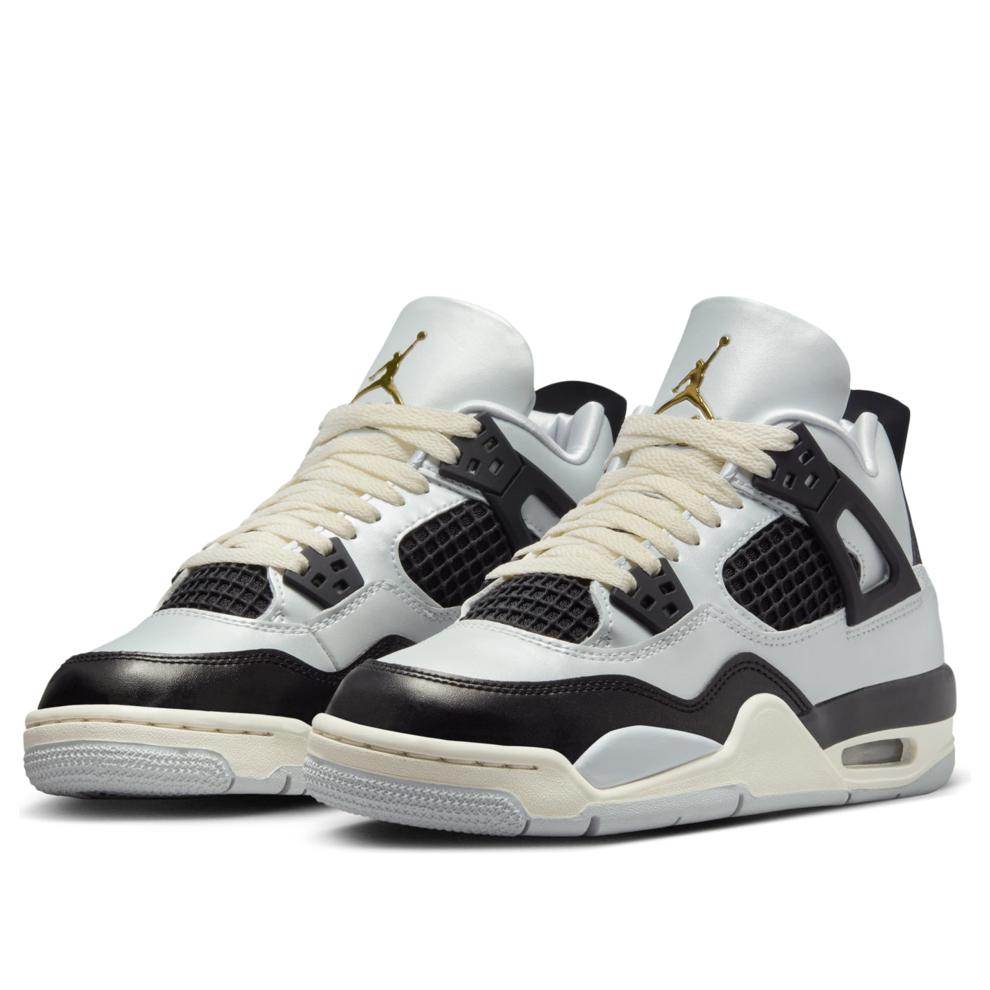 (GS) Air Jordan 4 Retro 'Pure Platinum' FZ8585-070