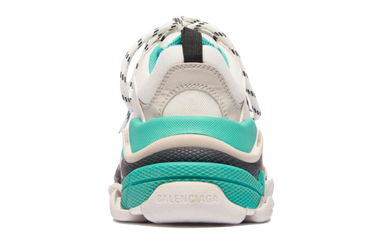 (WMNS) Balenciaga Triple S 'White Green' 2019 524039W09OH3005