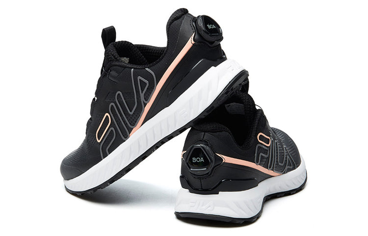 (WMNS) FILA Athletics Low Top Black/White A12W112204FBK