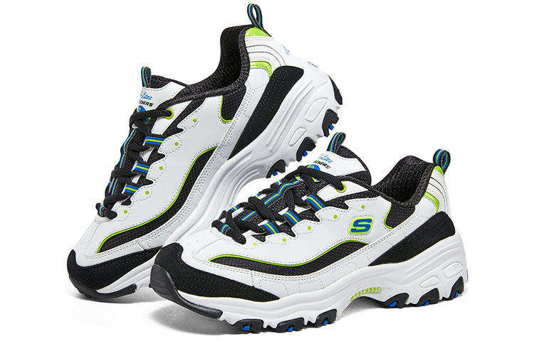 (WMNS) Skechers D'Lites 1.0 'White Black Multicolor' 896262-WBMT