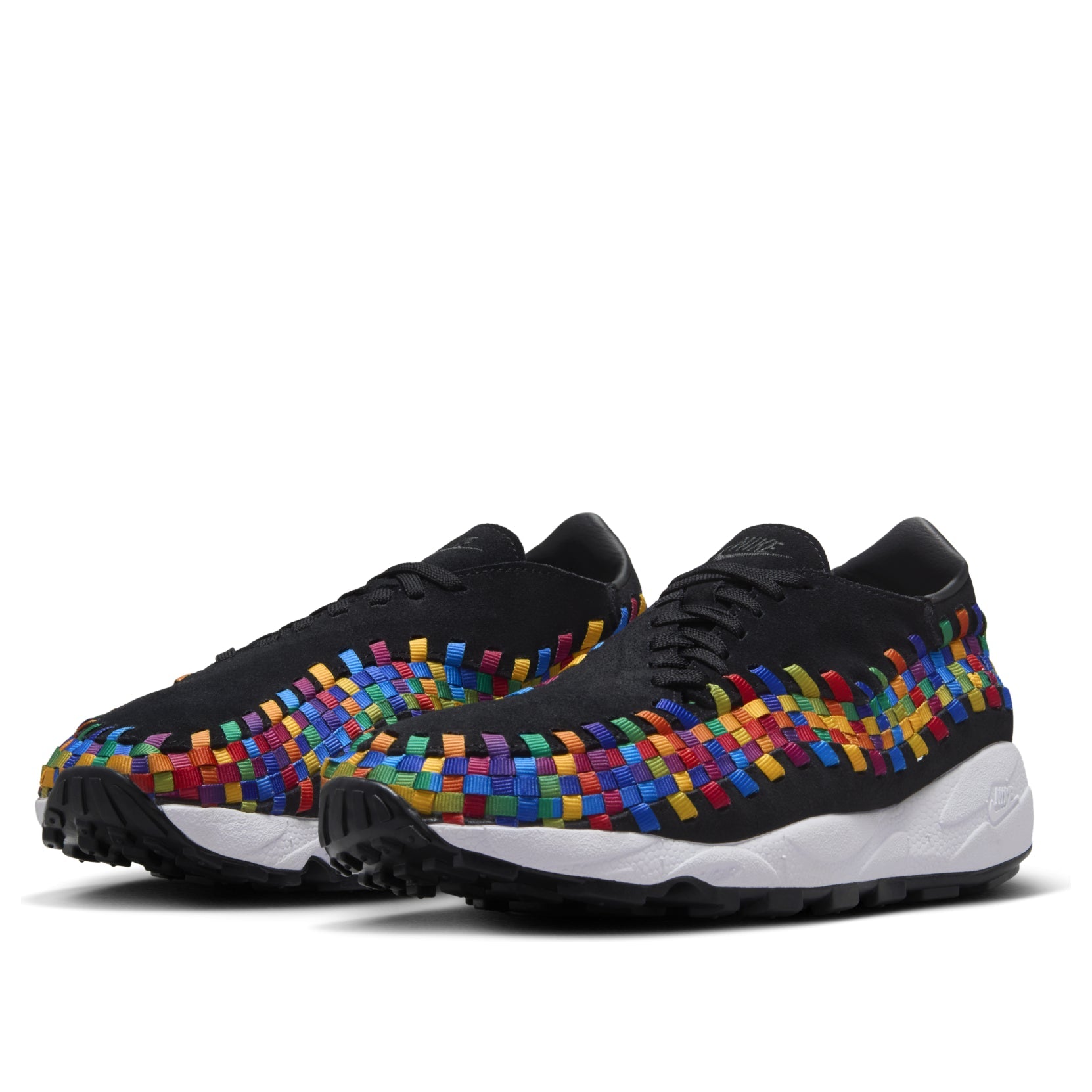 (WMNS) Nike Air Footscape Woven 'Rainbow Black' FB1959-002