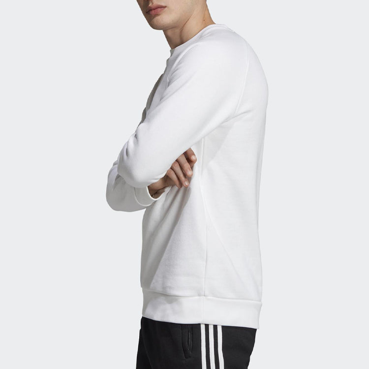 adidas originals Casual Sports Pullover Round Neck White ED6208