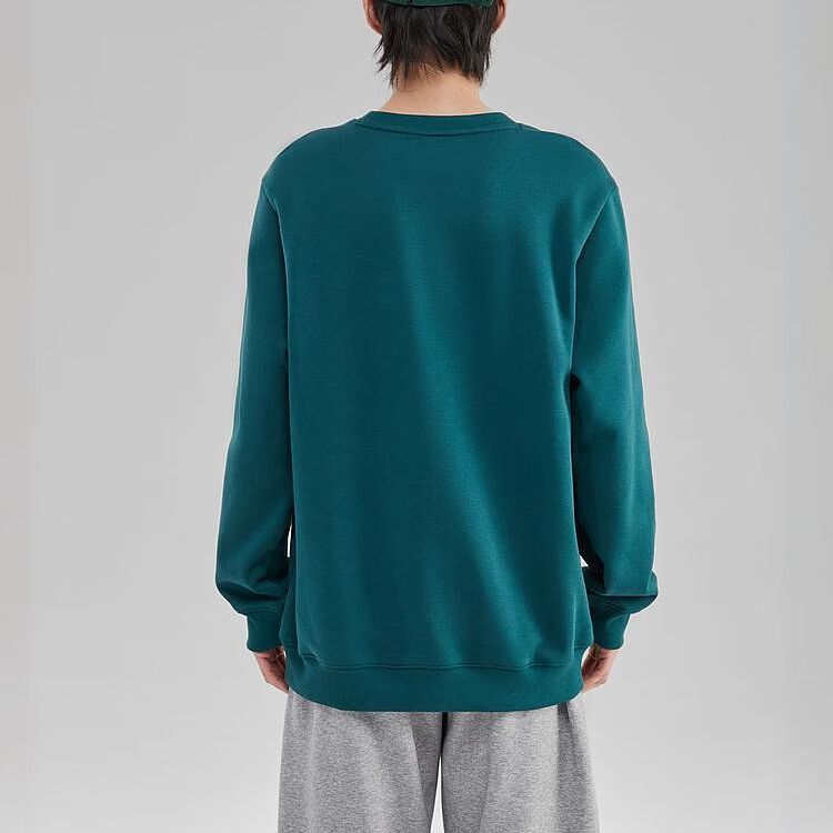 Skechers Casual Graphic Crew Sweater 'Green White' L423U074-02ZG