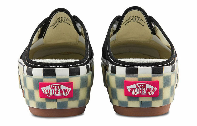 Vans Authentic Mule Stacked 'Black White' VN0A4BW18BM