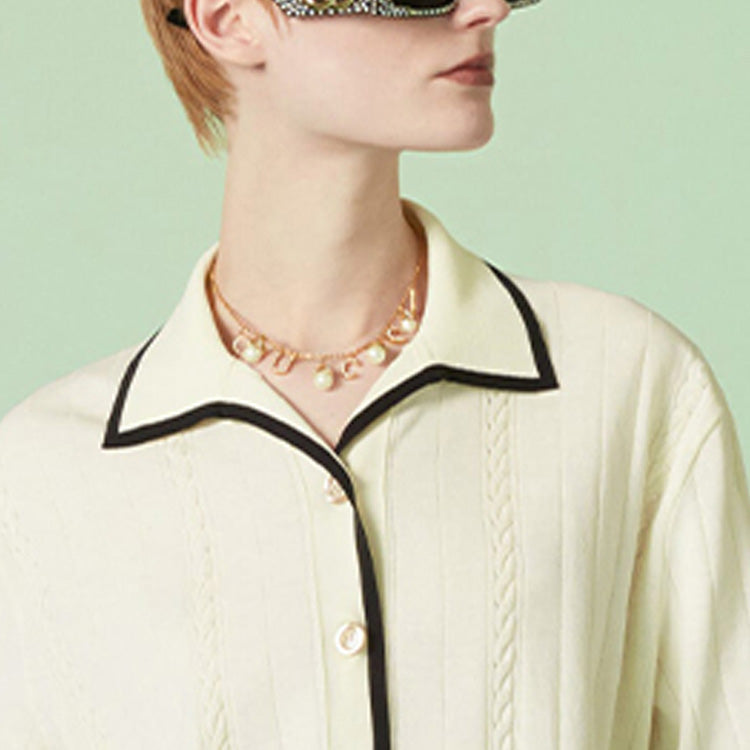 (WMNS) Gucci Cotton cardigan with Interlocking G 'Ivory' 748870-XKDGJ-9207