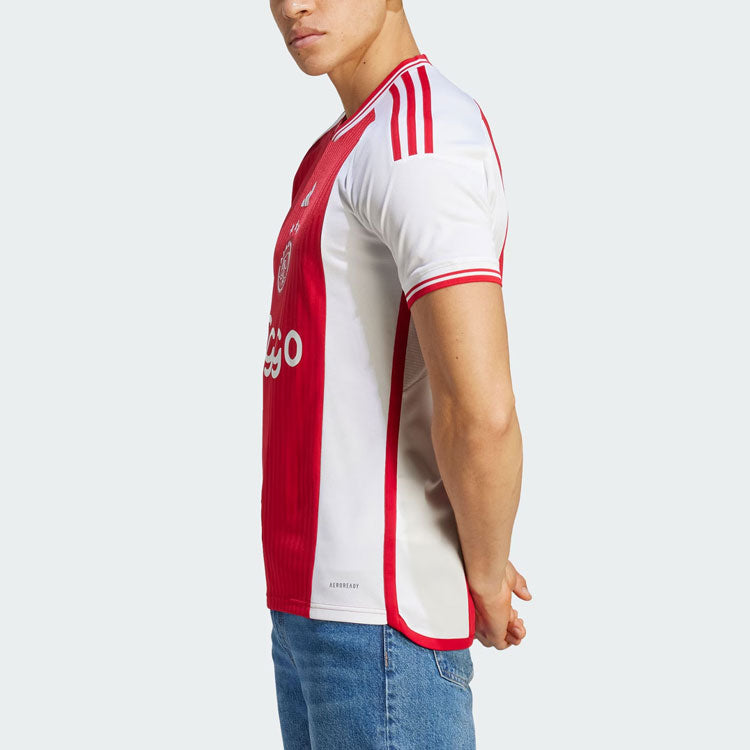 adidas Ajax Amsterdam 23/24 Home Jersey 'White Red' HZ7725