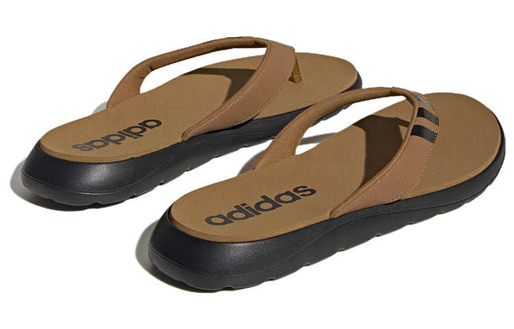 adidas Comfort Flip-Flops 'Brown Black' HP9423