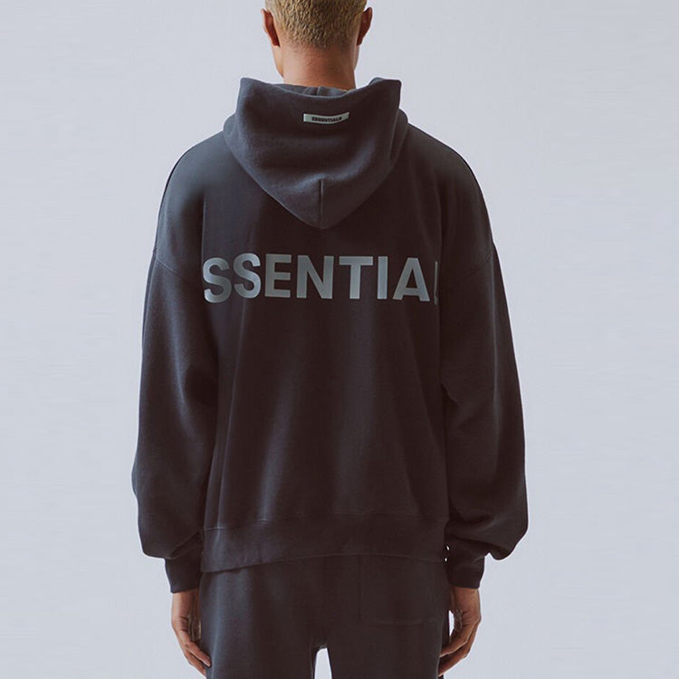 Fear of God Essentials FW19 3M Logo Pullover Hoodie 'Black' FOG-FW19-10