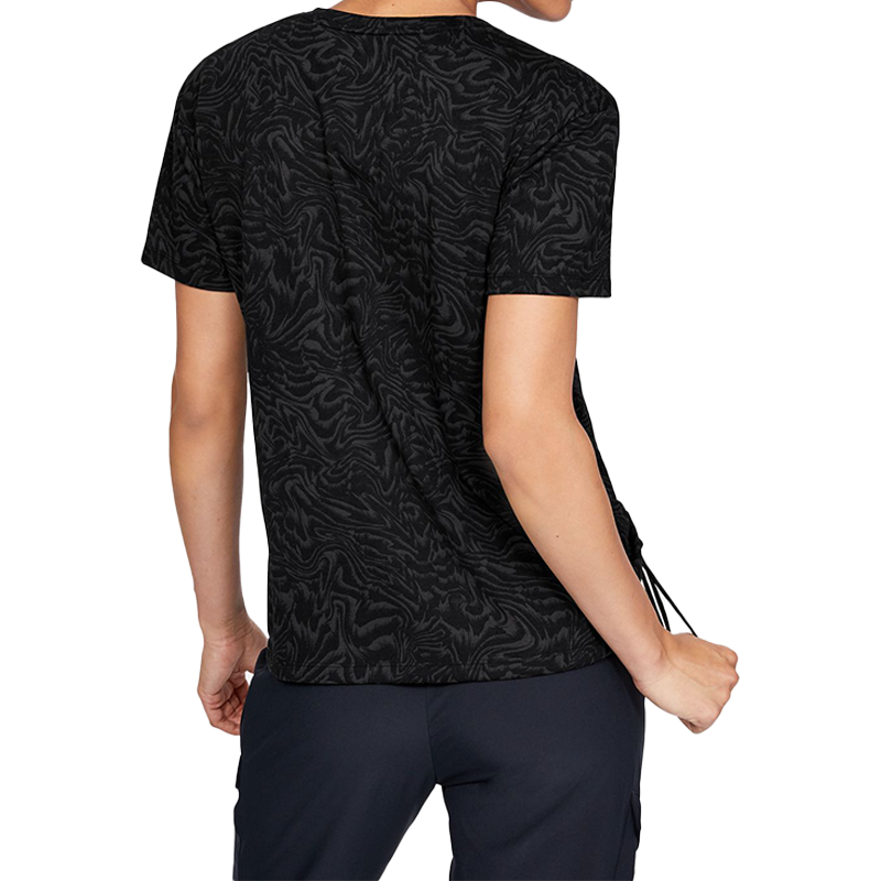 (WMNS) Under Armour Unstoppable Training Sports Short Sleeve Black 1348522-001