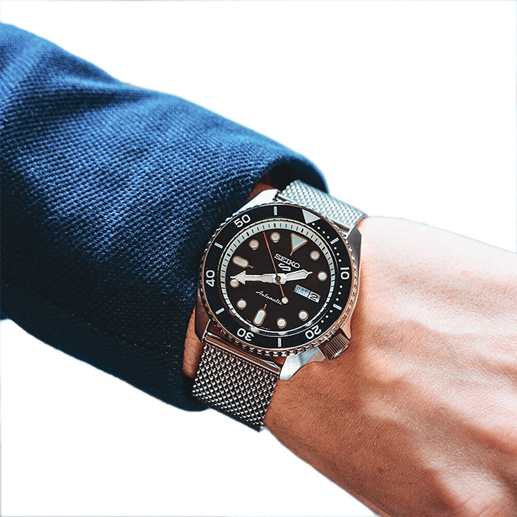 Men's SEIKO No. 5 42.5mm Mechanical Classic Watch SRPD73K1