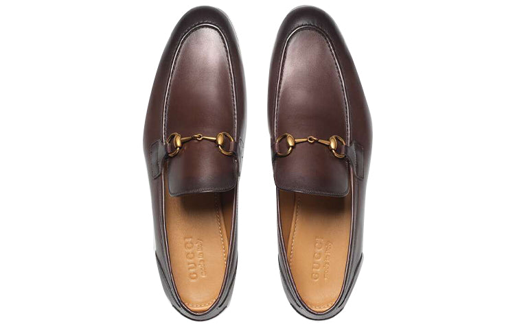 Gucci Jordaan Loafer 'Dark Brown Leather' 406994-BLM00-2024