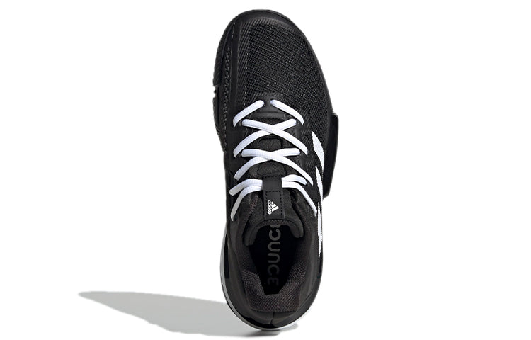 (WMNS) adidas SoleMatch Bounce 'Black White' EG1137