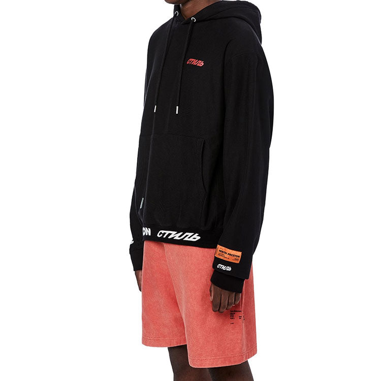 HERON PRESTON Unisex Logo Sweatshirt Black HMBB004S196330431010