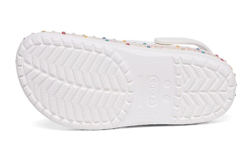 (GS) Crocs Crocband Stretch Necklace Clog 'White Multi' 208269-94S