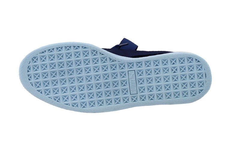 PUMA Basket Heart Velour Low-Top Sneakers K Blue 367624-02