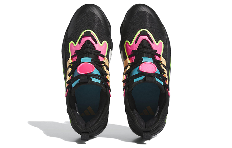 adidas BYW Select Basketball Shoes 'Black Orange Pink' IE9306