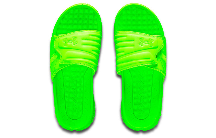 Under Armour Fat Tire Slides 'Hyper Green' 3023749-300
