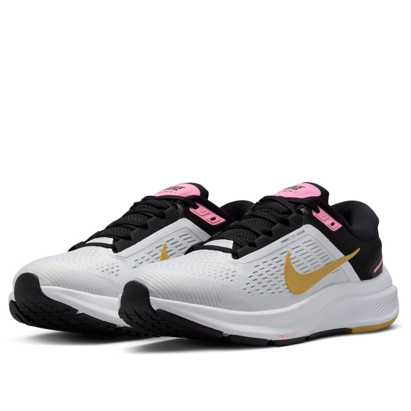 (WMNS) Nike Air Zoom Structure 24 'White Black Wheat Gold' DA8570-106