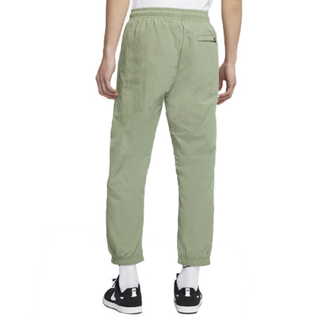 Nike SB Logo Embroidered Skateboard Woven Sports Pants Green CV4333-320
