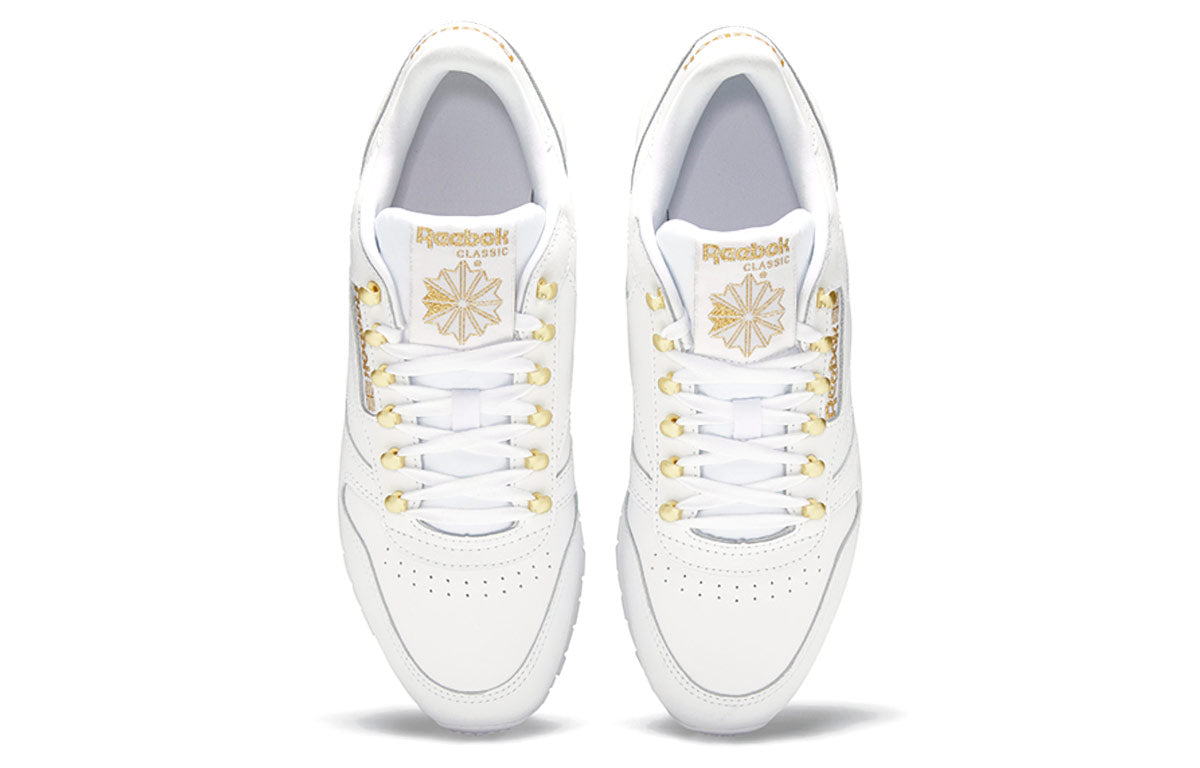 (WMNS) Reebok Classic Leather White/Gold FV1077