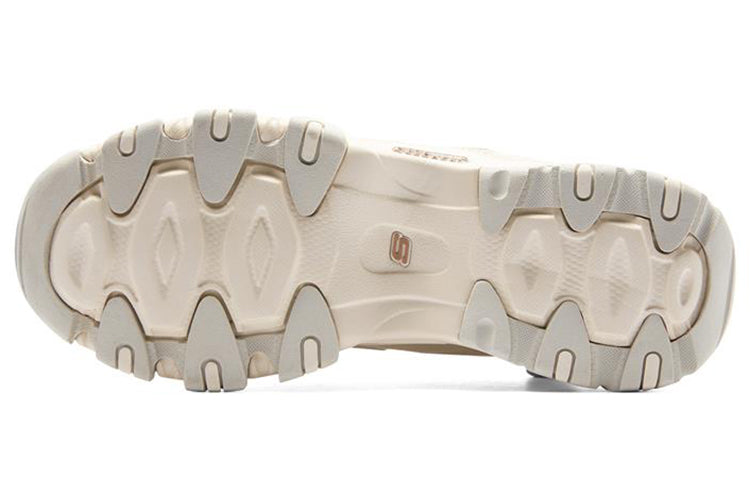 (WMNS) Skechers D'Lites 2.0 'White Pink' 896152-NAT