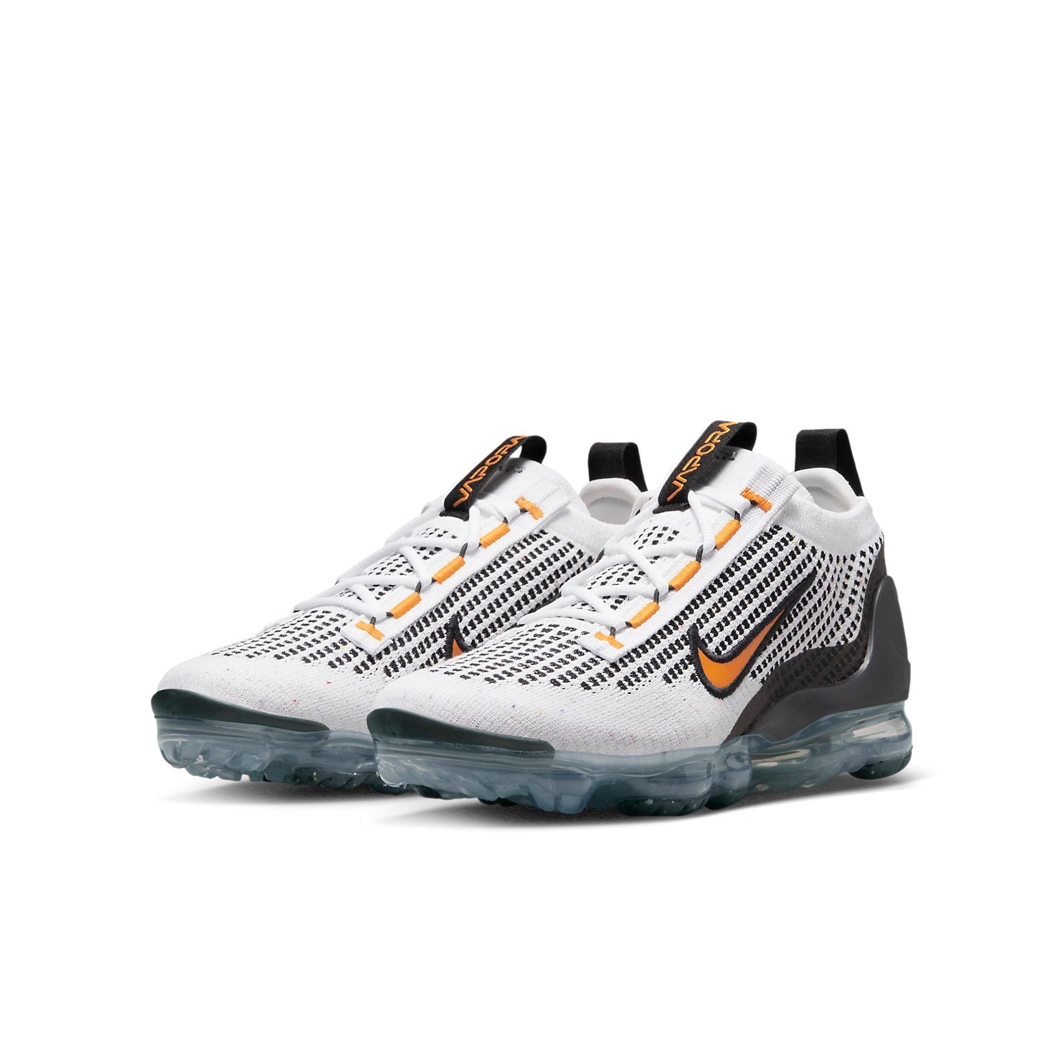 (GS) Nike Air VaporMax 2021 Flyknit 'White Kumquat' DB1550-104