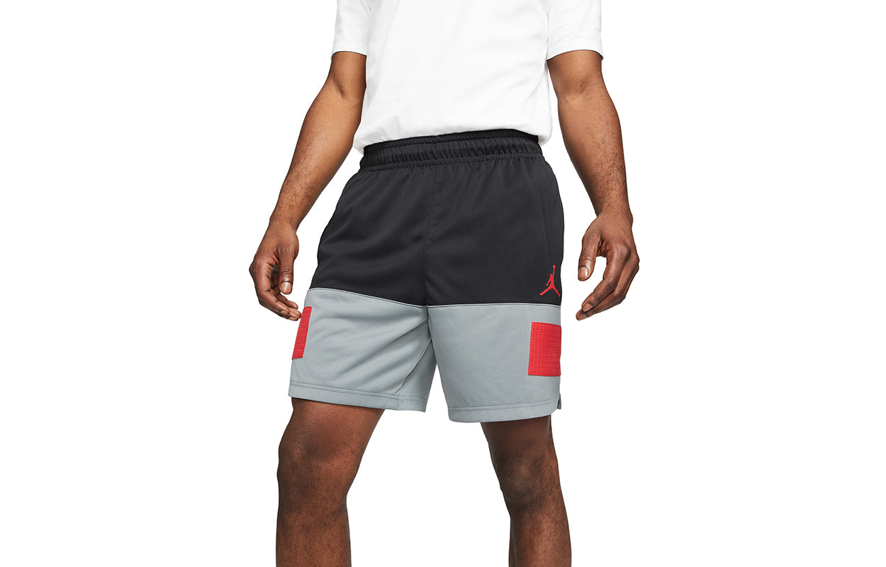 Air Jordan Basketball Sports Contrasting Colors Quick Dry Breathable Shorts Black CZ4767-010
