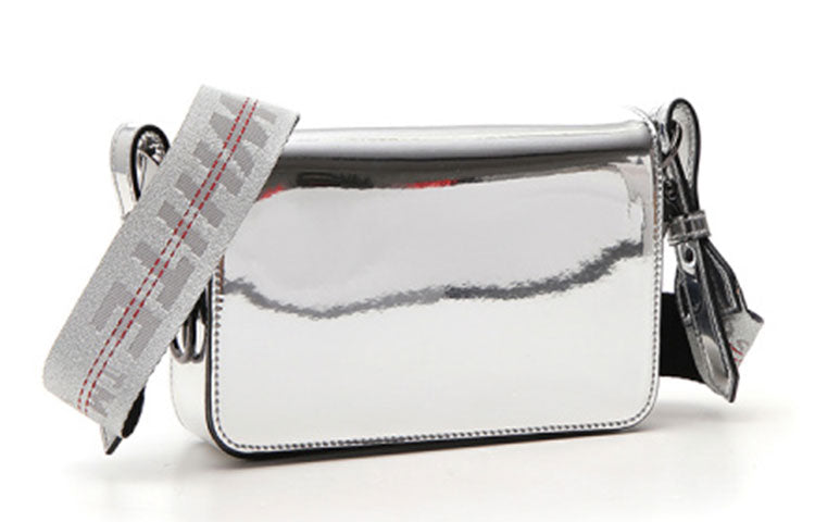 (WMNS) Off-White Binder Leather Crossbody Bag 'Silve' OWNAO38F187200539100