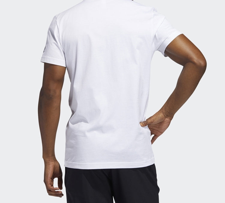 adidas Basketball City Short Sleeve White GE1065